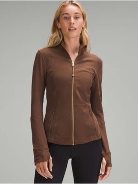 lululemon athletica Brown Full-Zip Athletic Jacket